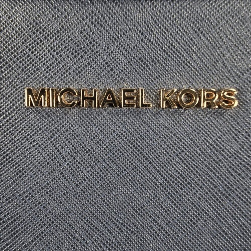 MICHAEL KORS LEATHER LOGO Navy Sady Large Tote Bag IM-1904 F19 35T7GD4T7L 406 - Picture 15 of 16